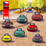 CZECH CARS Chronicle Mug 1990s Part1