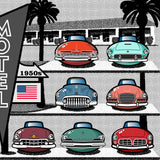 AMERICAN CARS Chronicle Framed poster 1950s Part4