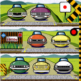 JAPANESE CARS Chronicle Framed poster 1970s Part3