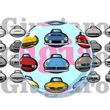 "WORLD CARS_gi01" White glossy mug