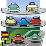 GERMAN CARS Chronicle Framed poster 1960s Part2