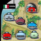 ITALIAN CARS Chronicle Framed poster 1950s Part2