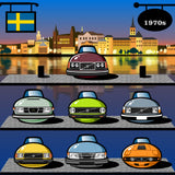 SWEDISH CARS Chronicle Framed poster 1970s Part1