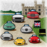BRITISH CARS Chronicle Framed poster 1990s Part1