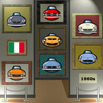 ITALIAN CARS Chronicle Framed poster 1960s Part5