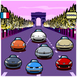 FRENCH CARS Chronicle Framed poster 2000s Part1