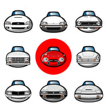 "JAPANESE CARS_01" iPhone Case