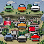 TURKISH CARS Chronicle Framed poster 1970s-80s Part1
