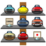 JAPANESE CARS Chronicle Framed poster 1980s Part1