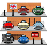 BRITISH CARS Chronicle Poster 1960s Part1