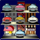 AMERICAN CARS Chronicle Framed poster 1950s Part1