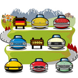 GERMAN CARS Chronicle Poster 1960s Part1