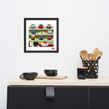 JAPANESE CARS Chronicle Framed poster 1980s Part2