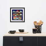 AMERICAN CARS Chronicle Framed poster 1950s Part1