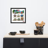 AMERICAN CARS Chronicle Framed poster 1970s Part2