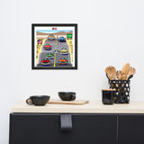 AMERICAN CARS Chronicle Framed poster 1970s Part3