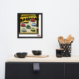 ITALIAN CARS Chronicle Framed poster 1970s Part2