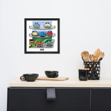 GERMAN CARS Chronicle Framed poster 1960s Part2