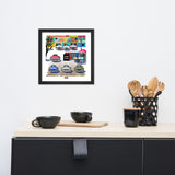 SPANISH CARS Chronicle Framed poster 1950s Part1