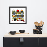 JAPANESE CARS Chronicle Framed poster 1980s Part2