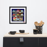 AMERICAN CARS Chronicle Framed poster 1950s Part1