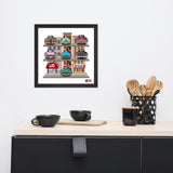 AMERICAN CARS Chronicle Framed poster 1950s Part2
