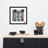 AMERICAN CARS Chronicle Framed poster 1950s Part4