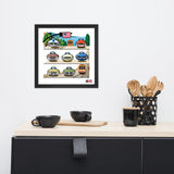 AMERICAN CARS Chronicle Framed poster 1970s Part2
