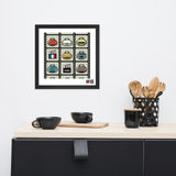 FRENCH CARS Chronicle Framed poster 1960s Part2