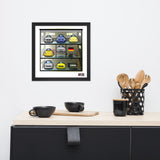 GERMAN CARS Chronicle Framed poster 1990s Part1