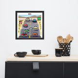 AMERICAN CARS Chronicle Framed poster 1970s Part3