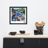 AMERICAN CARS Chronicle Framed poster 1980s Part1