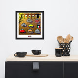 ITALIAN CARS Chronicle Framed poster 1960s Part6