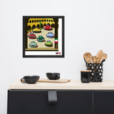 ITALIAN CARS Chronicle Framed poster 1970s Part2
