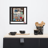 GERMAN CARS Chronicle Framed poster 1950s Part3