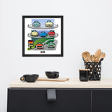 GERMAN CARS Chronicle Framed poster 1960s Part2