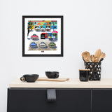 SPANISH CARS Chronicle Framed poster 1950s Part1