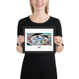 "WORLD_CARS_ef01" Framed poster