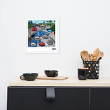 AMERICAN CARS Chronicle Framed poster 1980s Part1