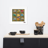 AMERICAN CARS Chronicle Framed poster 1960s Part3