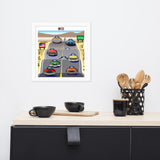 AMERICAN CARS Chronicle Framed poster 1970s Part3