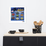 JAPANESE CARS Chronicle Framed poster 1970s Part6