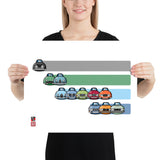 "SWEDISH CARS_sa01" Photo paper poster