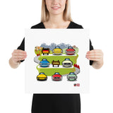 GERMAN CARS Chronicle Poster 1960s Part1