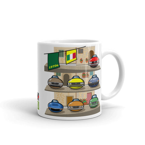 ITALIAN CARS Chronicle Mug 1970s Part1