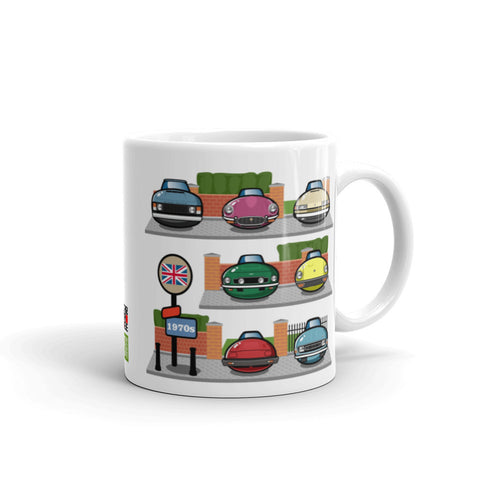 BRITISH CARS Chronicle Mug 1970s Part1