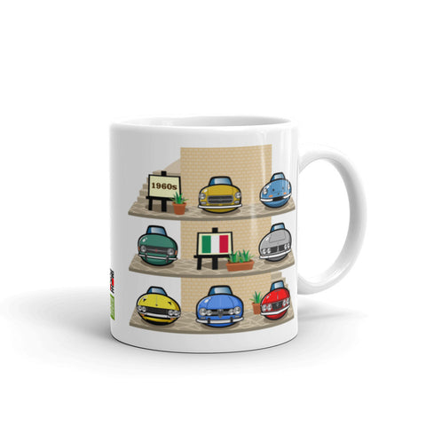 ITALIAN CARS Chronicle Mug 1960s Part1