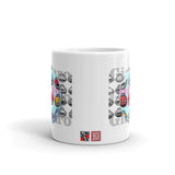"WORLD CARS_gi02" White glossy mug