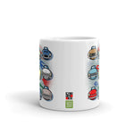 "FRENCH CARS_sm01" White glossy mug