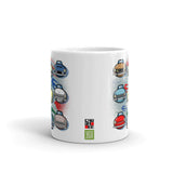 "FRENCH CARS_sm01" White glossy mug